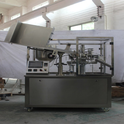 小型全自動 502 膠鋁管灌裝封尾機 （帶防塵罩）